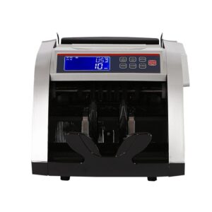 UV/MG Counterfeit Detection Money Bill Counter Machine - Black