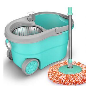 iSpin Mop with Bucket on Wheels 360 Degree Rotation