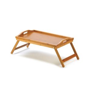 Bamboo Serving Bed Tray with Foldable Legs - HBM5014