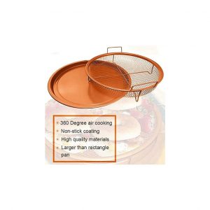Round Copper Oven Air Fryer Basket