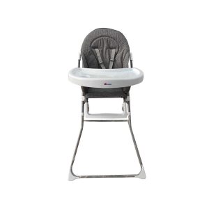 Baneen Baby Feeding High Chair for Babies and Toddlers with PVC Fabric - Grey