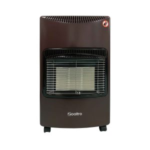 Gas Heater with Regulator & Hose - Full Size Non Foldable - Brown