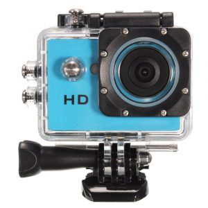 HD Waterproof Sports Action Camera - Blue