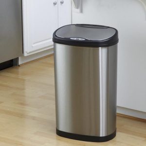 42L Automatic Motion Sensor Touchless Stainless Steel Dustbin