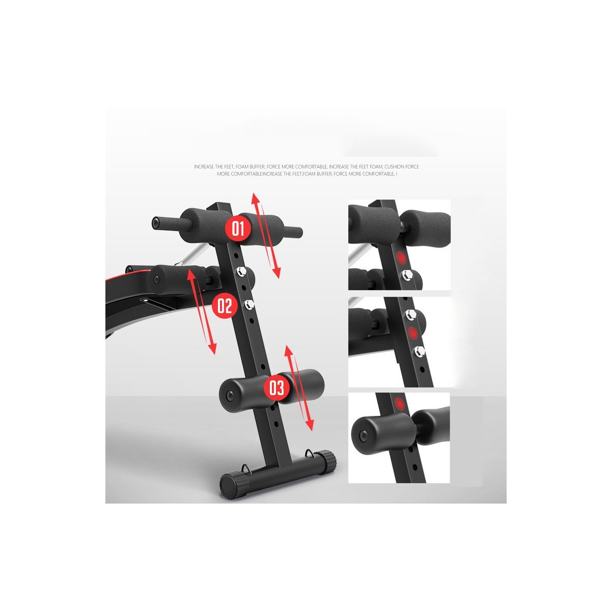 ABS bench with bands3