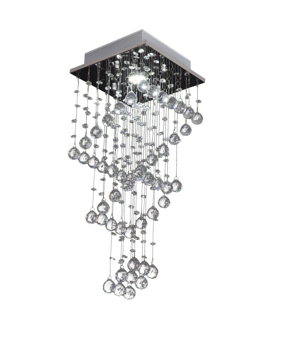 Crystal Chendelier silver