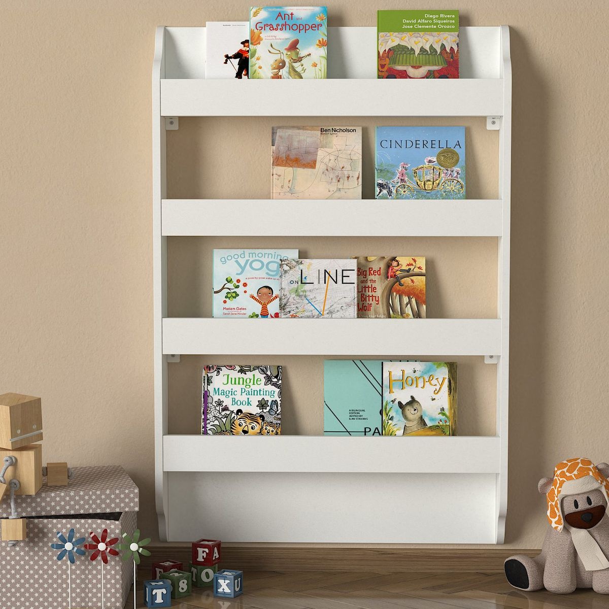 Drama montessori bookshelve 1